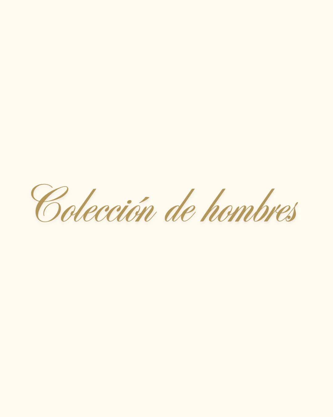 Colección de hombre